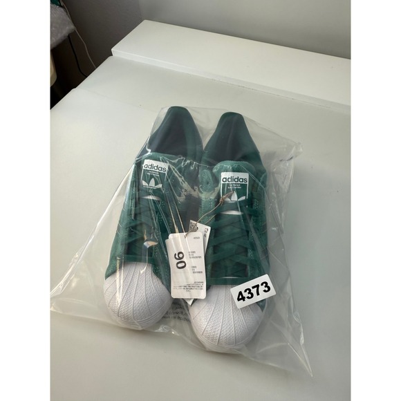 Adidas Superstar ADV Shell Toe Sneakers Collegiate Green JQ1103 Mens 7.5 NEW - Picture 9 of 9